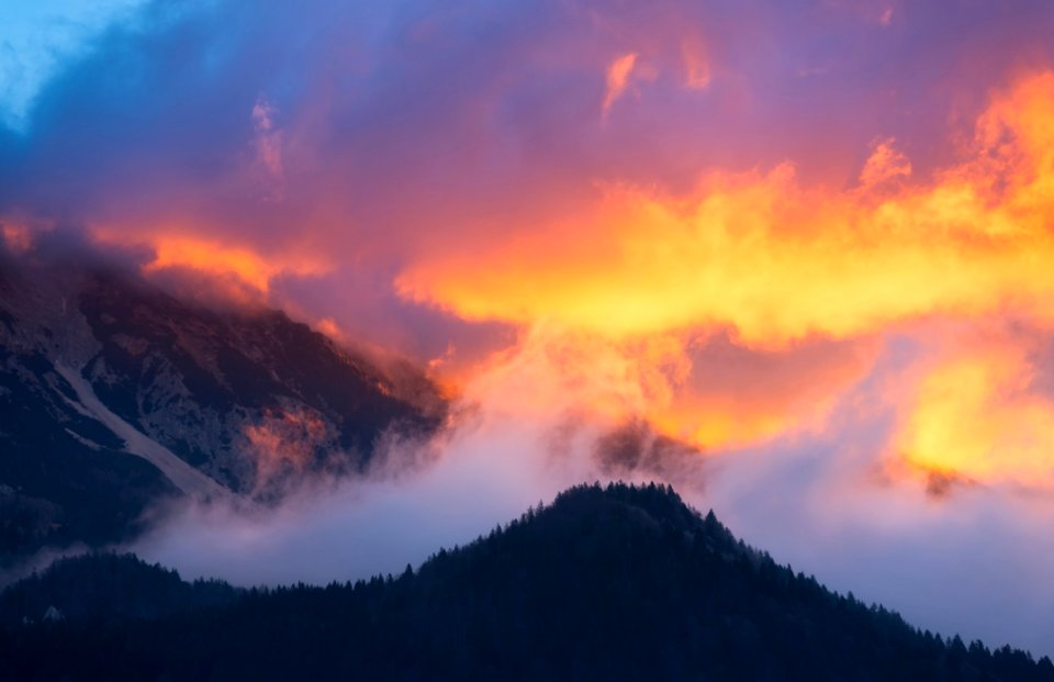 Clouds And Mountains