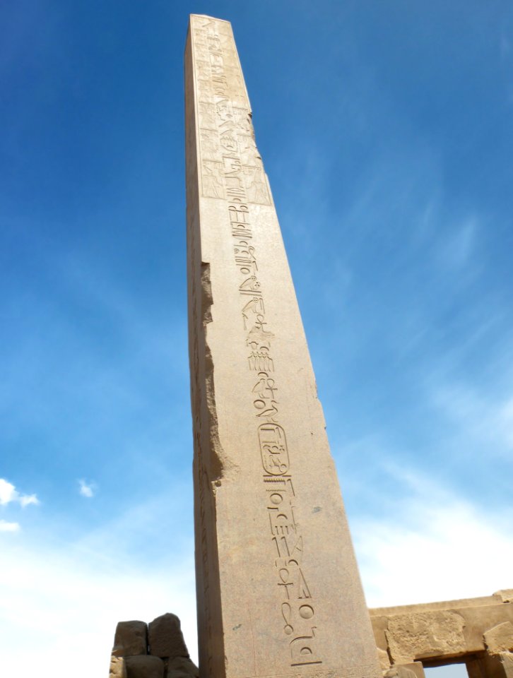 The Obelisk Of Queen Hatshepsut Temple Of Karnak Egypt