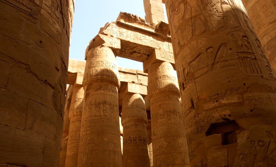 Great Hypostyle Hall Karnak Luxor Egypt