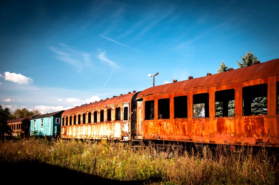 Train Graveyards Krakow Poland