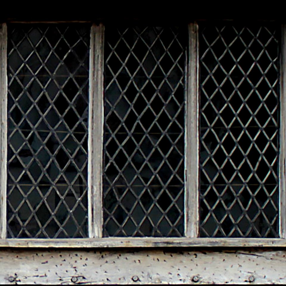 Window Fixture Mesh Wood