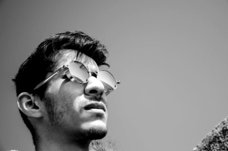 Profile Of Man With Sunglasses photo