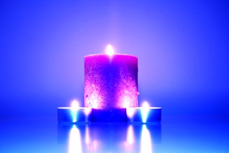 Group Of Burning Candles