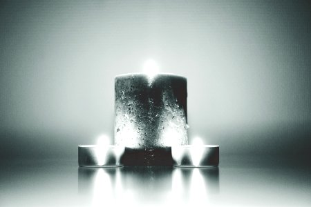 Set Of Burning Candles