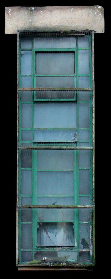 Rectangle Window Wood Shelving