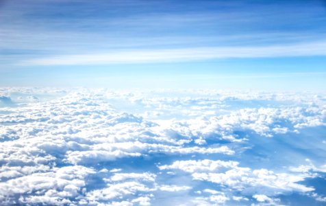 Aerial View Of Cloudscape photo