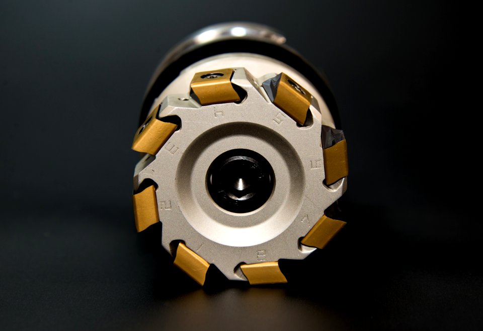 Grey And Golden Round Tool