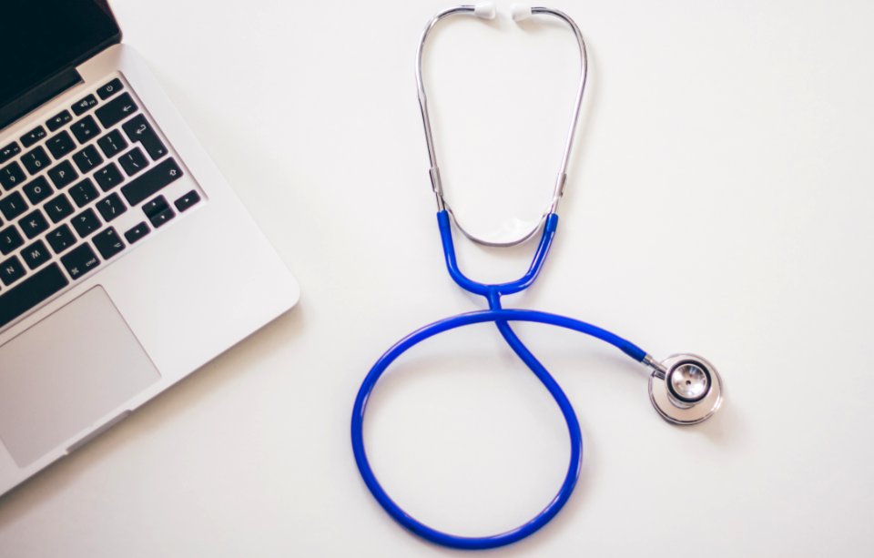 Stethoscope And Computer