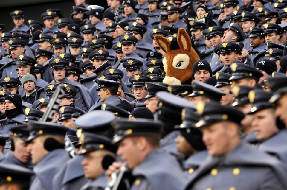 West Point Cadets And Mascot