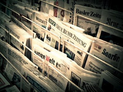 Newspapers On Stand photo