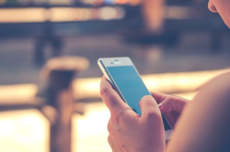 Person Using Smartphone