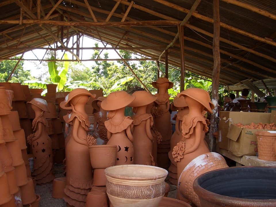 Clay figures decorative figures