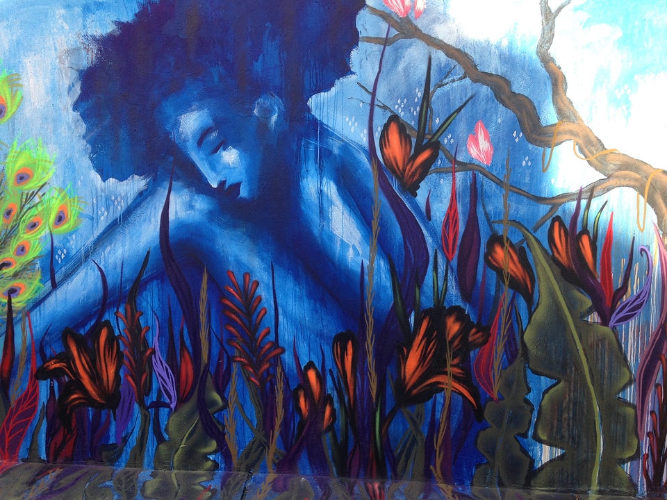 Graffiti paint painted
