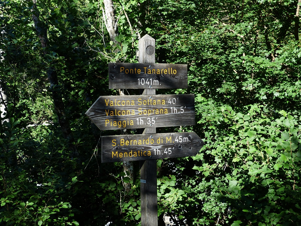 Direction marking shield