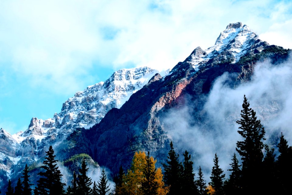 Snowy Mountain Peak
