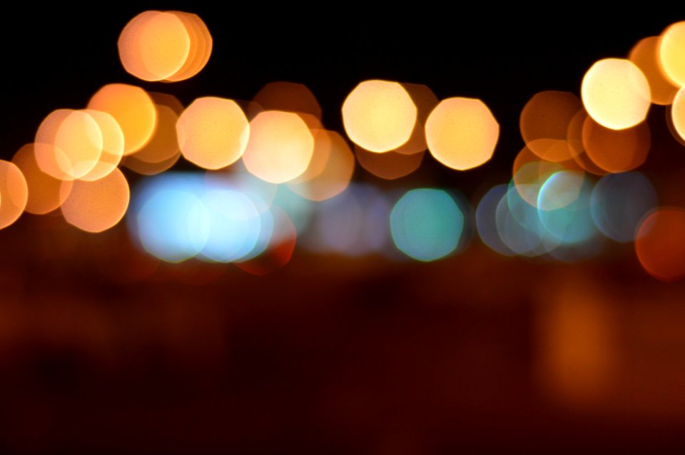 Yellow And Blue Lights