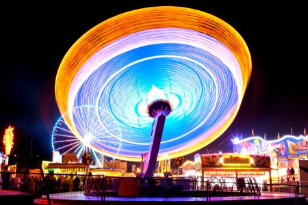 Long Exposure Of Carousel