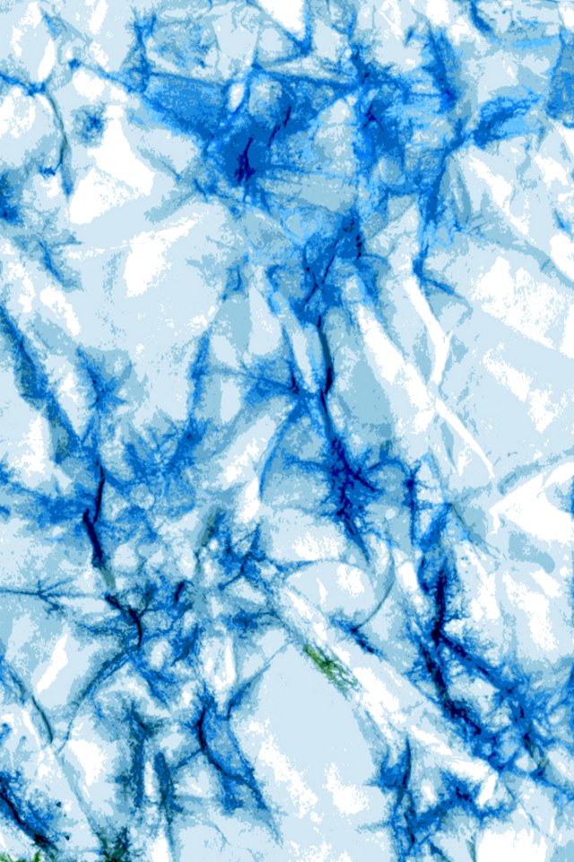 Blue Tie-dye Paper