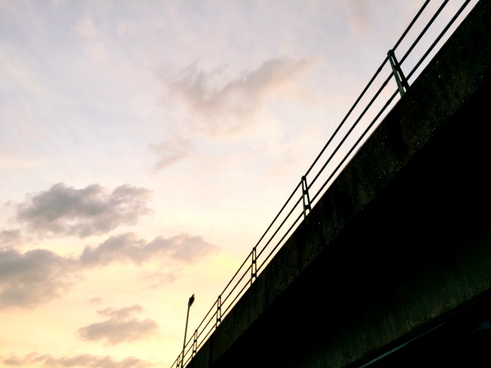 Rail On Bridge Under Sky