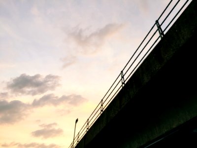 Rail On Bridge Under Sky