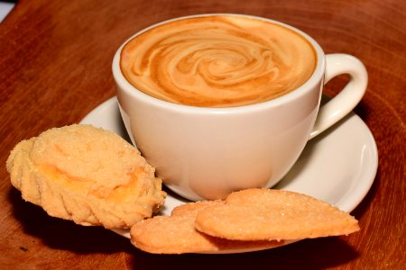 Cappuccino And Cookies photo