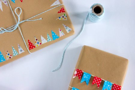 Presents Wrapped In Brown Paper