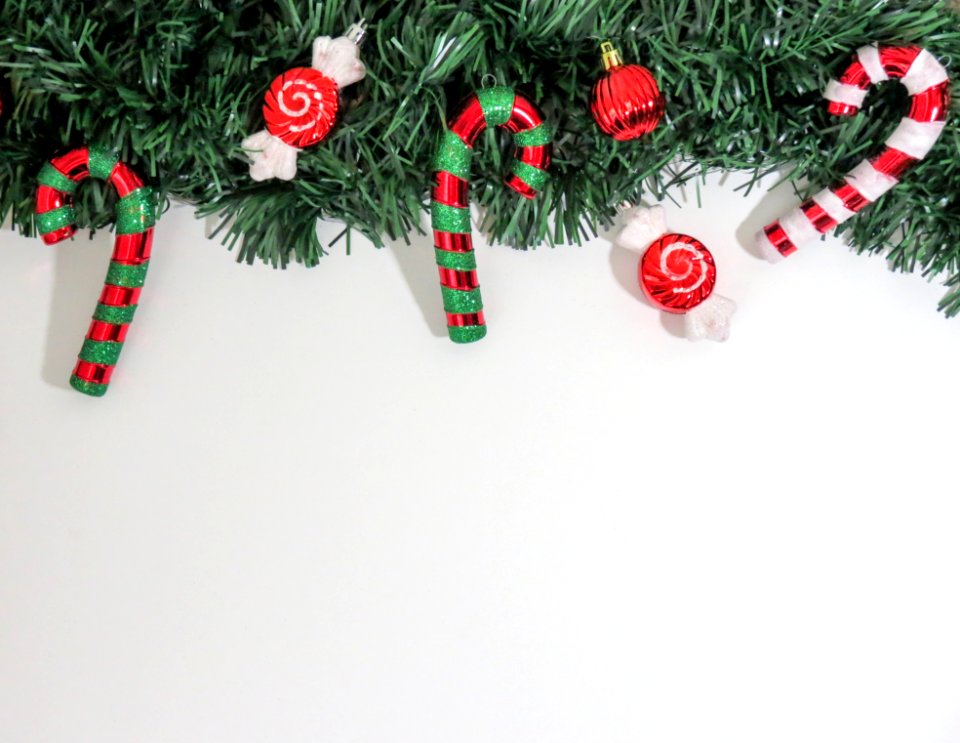 Close-up Of Christmas Decorations Hanging On Tree