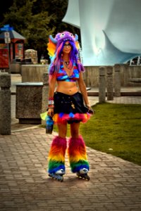 Rollerblading Girl