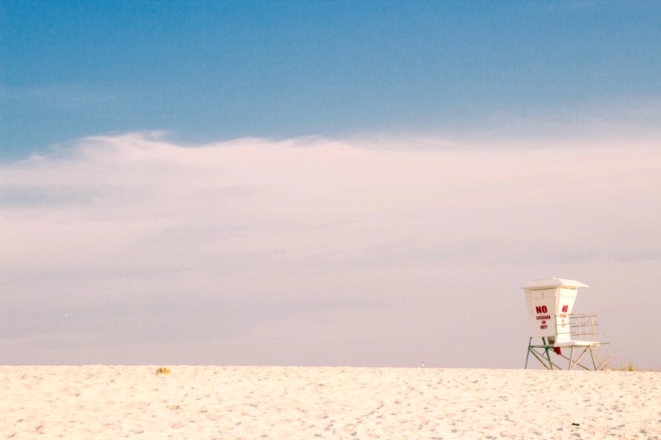 Lifeguard Station On Beach