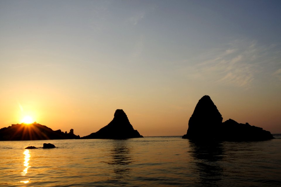 Islands Of The Cyclops At Dawn Sicily Italy - Creative Commons By Gnuckx