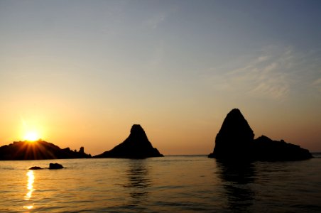 Islands Of The Cyclops At Dawn Sicily Italy - Creative Commons By Gnuckx