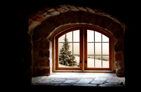 Old Arched Window photo