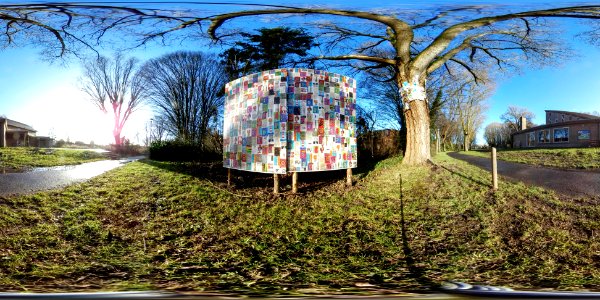 Colorful Billboard In Park