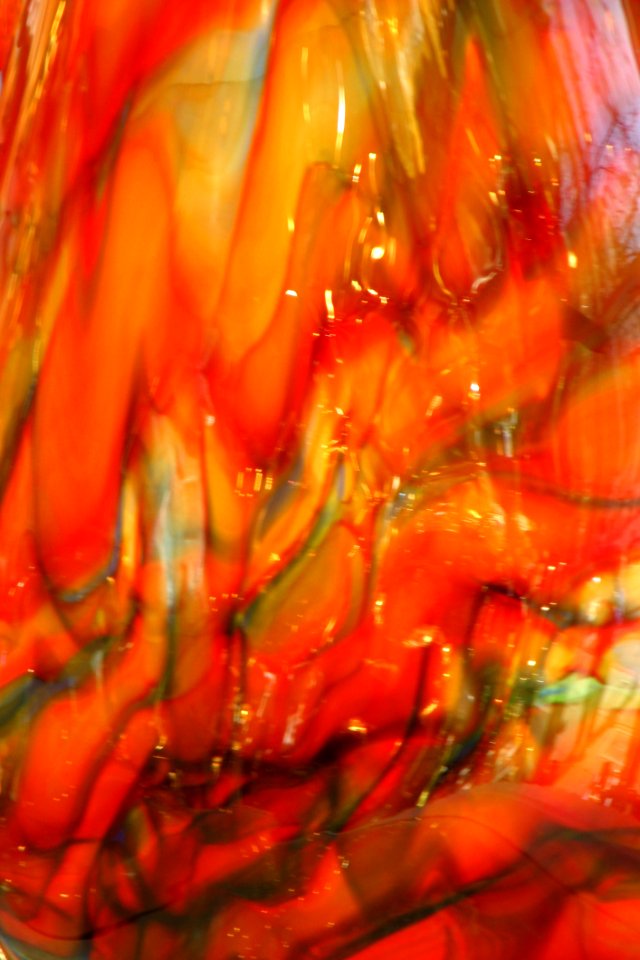 Orange Glass Texture
