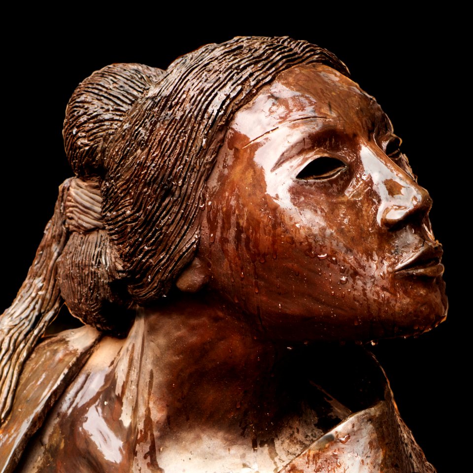 Seated Navajo Woman