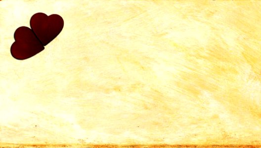 Two Hearts And Yellow