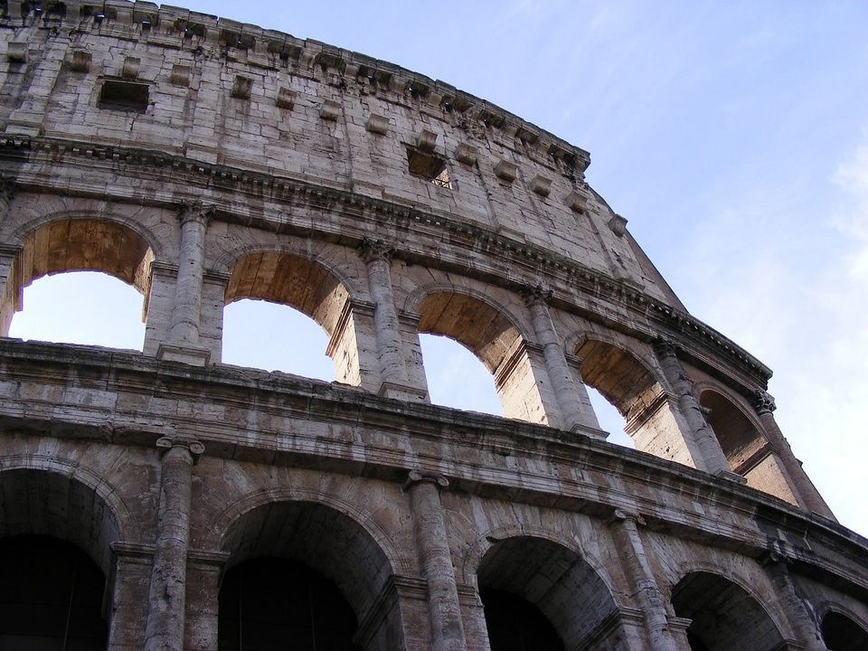 Ruins ancient italy
