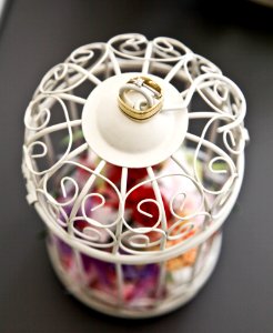 Wedding Ring On Lantern