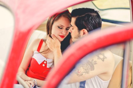 Couple In Car