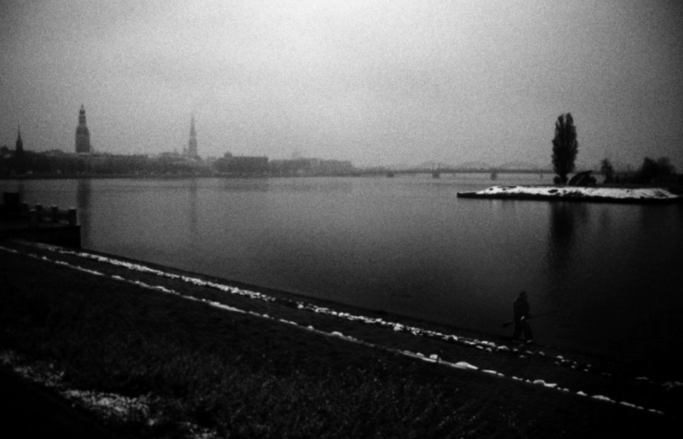 Riga In Black And White