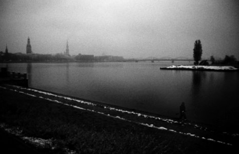 Riga In Black And White photo