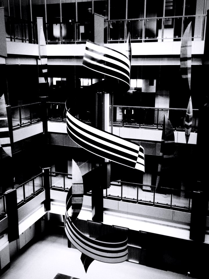 Spiral Structure Inside Building