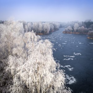 Frozen Lake Coast