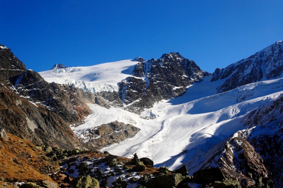 Snow Capped Mountains In Daytime