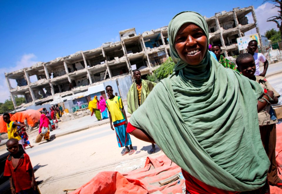 On Foot Patrol In Mogadishu With An AMISOM Formed Police Unit 15