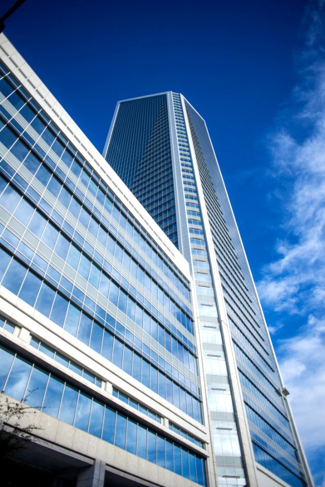 Skyscraper Build Of Glass And Concrete