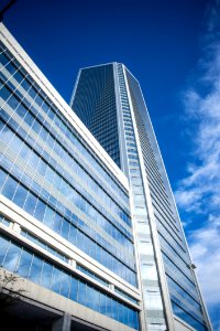 Skyscraper Build Of Glass And Concrete