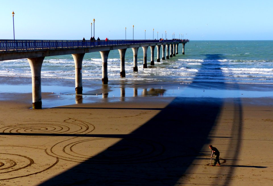 Sand Artist New Brighton Pier