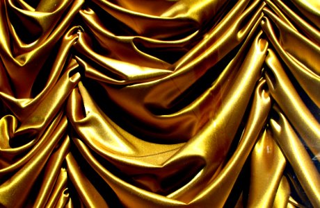 Gold Swag Curtain