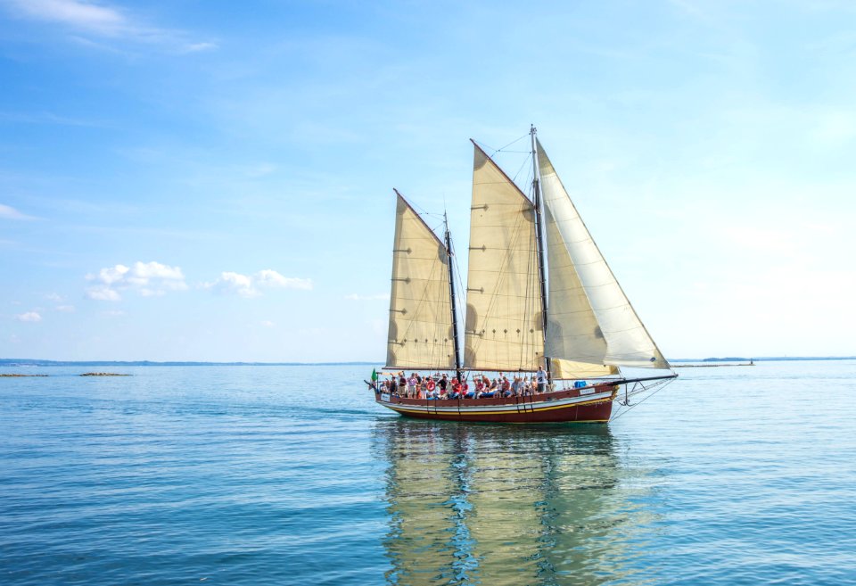 Sail Boat In Water photo